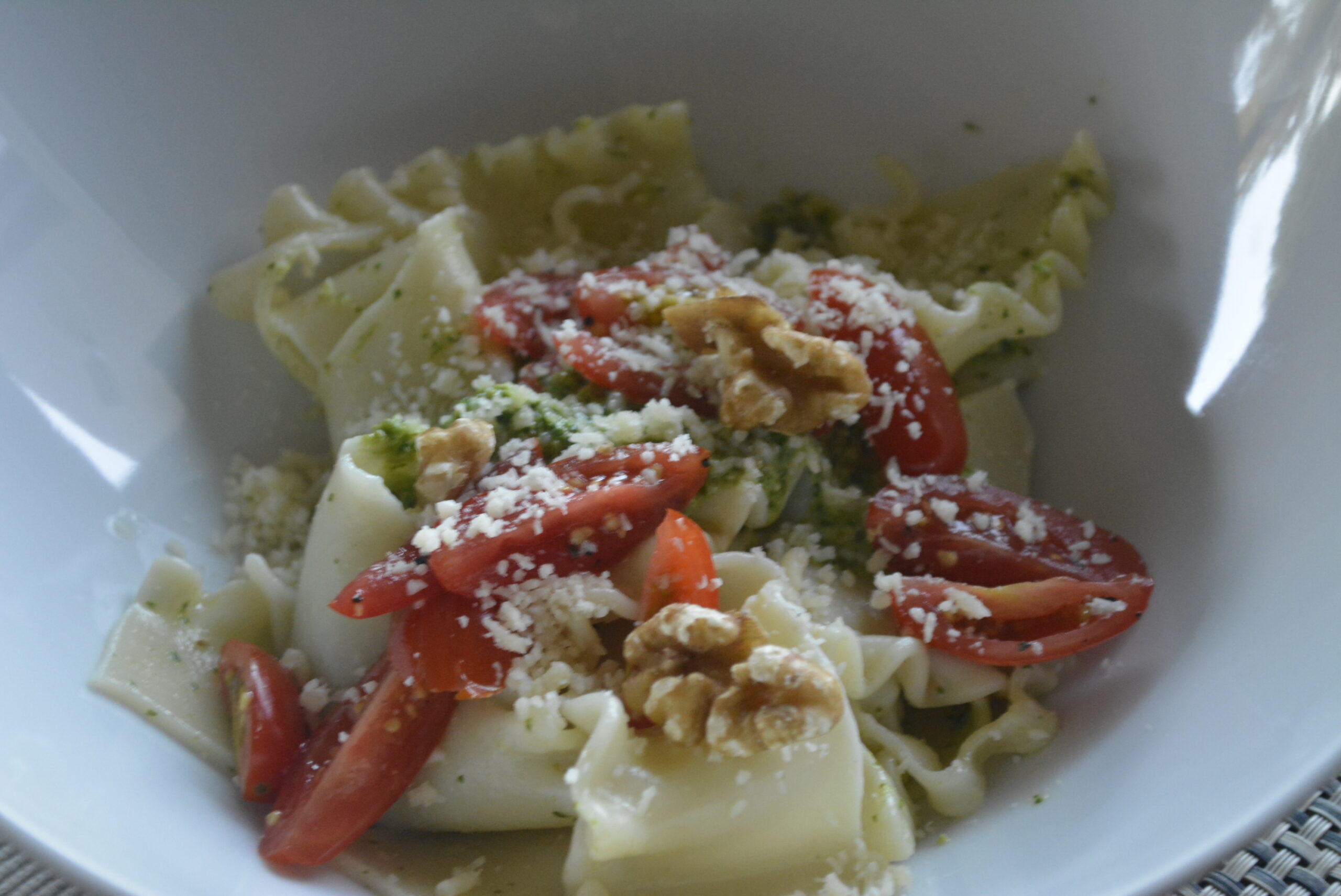 pappardelle rucolapesto