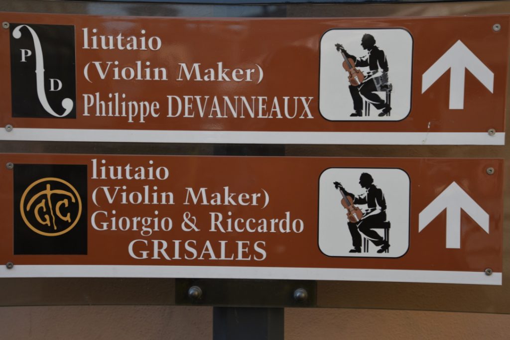 Cremona vioolbouwer liutaio